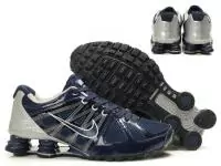 nike shox promos agent rivaly discount bleu argent hommes chaussures